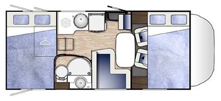 Benimar Mileo 301 Floor Plan