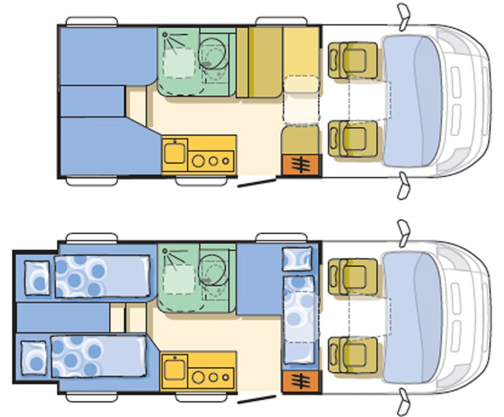 Adria Compact Plus Sls Floorplan