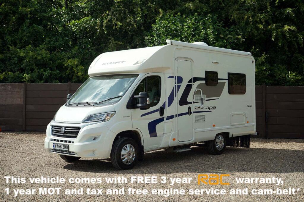 2016 66 Swift Escape 622 Nearside Front
